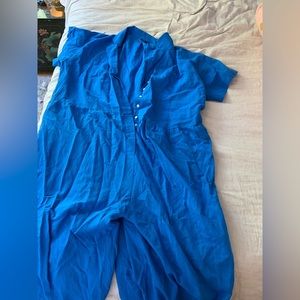 Ilana Kohn 2x cobalt blue jumpsuit